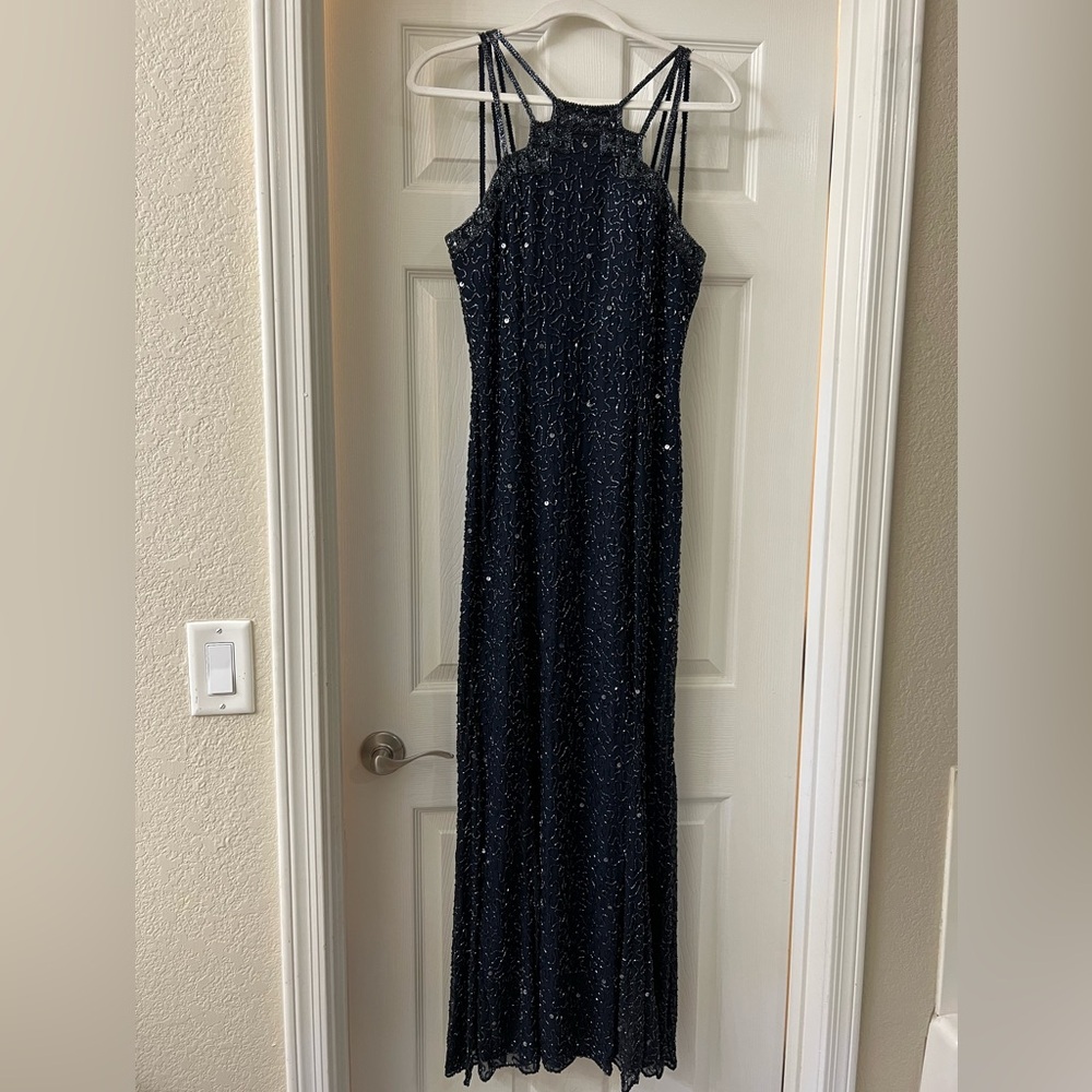 Scala Black Sequin Maxi Dress